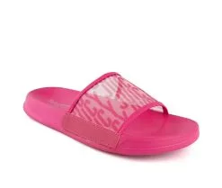 Women's Juicy Wryter Footbed Slides -Heeled Sandals Shop 2 879