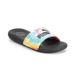 Women's Puma Cool Cat Tie-Dye Sport Slides -Heeled Sandals Shop 2 901