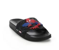 Kids' Adidas Little Kid & Big Kid Adilette Shower Spiderman Sport Slides -Heeled Sandals Shop 2 911