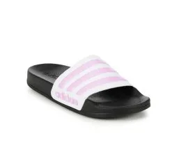 Girls' Adidas Little Kid & Big Kid Adilette Shower Sport Slides -Heeled Sandals Shop 2 937
