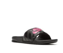 Women's Nike Benassi JDI Sport Slides -Heeled Sandals Shop 2 946