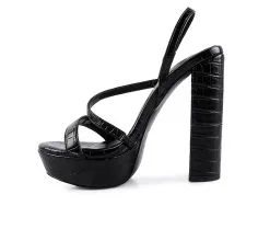 Women's London Rag Slegs Platform Dress Sandals -Heeled Sandals Shop 3 1
