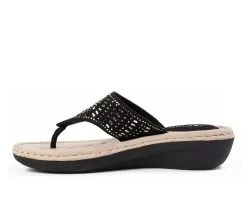 Women's Cliffs By White Mountain Cienna Flip-Flops -Heeled Sandals Shop 3 150