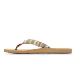 Women's Roxy Tidepool Raffia Flip-Flops -Heeled Sandals Shop 3 162