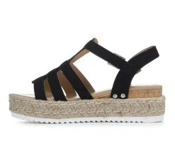 Women's Soda Trader Espadrille Wedge Sandals 11 Women's Soda Trader Espadrille Wedge Sandals -Heeled Sandals Shop 3 316