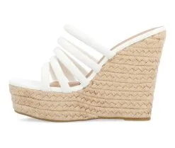 Women's Journee Collection Cynthie Espadrille Wedge Sandals -Heeled Sandals Shop 3 319