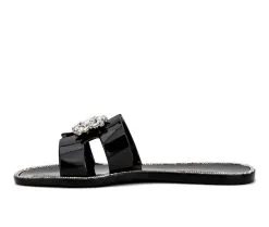 Women's Olivia Miller Kai Platform Wedge Sandals -Heeled Sandals Shop 3 378