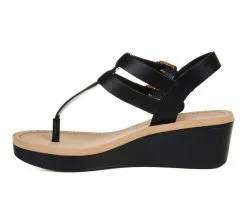 Women's Journee Collection Bianca Wedge Sandals -Heeled Sandals Shop 3 395