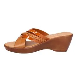 Women's TUSCANY BY EASY STREET Marzia Wedge Sandals -Heeled Sandals Shop 3 428