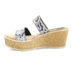 Women's Love And Liberty Sunset Blvd Platform Wedge Sandals -Heeled Sandals Shop 3 436