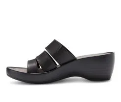 Women's Eastland June Slide Sandals -Heeled Sandals Shop 3 45
