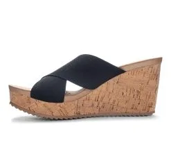 Women's CL By Laundry Kindling Wedge Sandals -Heeled Sandals Shop 3 456