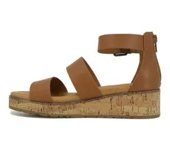 Women's KENSIE Pamelia Wedge Sandals -Heeled Sandals Shop 3 459