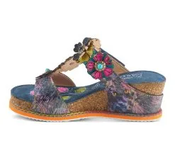 Women's L'Artiste Berti Wedge Footbed Sandals -Heeled Sandals Shop 3 482