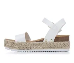 Women's Soda Clip Espadrille Wedges -Heeled Sandals Shop 3 546