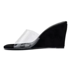 Women's Olivia Miller Sky Wedge Sandals -Heeled Sandals Shop 3 575