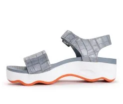 Women's MUK LUKS Roller Skate Platform Sandals -Heeled Sandals Shop 3 662