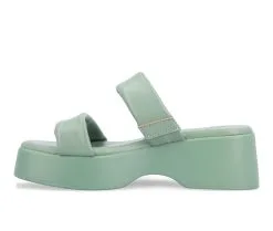 Women's Journee Collection Veradie Wedge Sandals -Heeled Sandals Shop 3 737