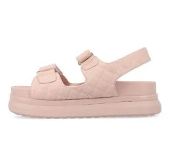 Women's Journee Collection Debby Platform Sandals -Heeled Sandals Shop 3 759