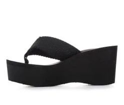 Women's Rocket Dog Crush Webbing Platform Flip-Flops -Heeled Sandals Shop 3 766