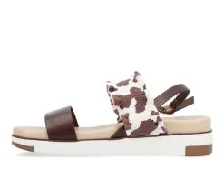 Women's Journee Collection Riya Low Wedge Sandals -Heeled Sandals Shop 3 790
