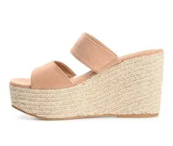 Women's Journee Collection Ilyana Espadrille Platform Wedge -Heeled Sandals Shop 3 796