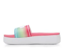 Women's Puma Platform Slide Ombre Sport Slides -Heeled Sandals Shop 3 878