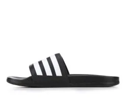 Women's Adidas Adilette Comfort Stripe Sport Slides -Heeled Sandals Shop 3 899