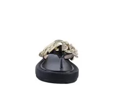 Women's London Rag Zing Flip-Flop Sandals -Heeled Sandals Shop 4 168