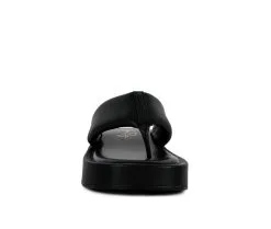 Women's London Rag Rosette Flip-Flops -Heeled Sandals Shop 4 170