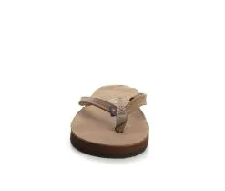Women's Rainbow Sandals Single Layer Premier Leather -301ALTSN Flip-Flops -Heeled Sandals Shop 4 242