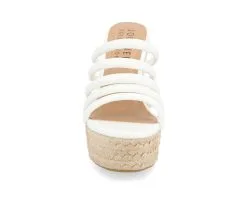 Women's Journee Collection Cynthie Espadrille Wedge Sandals -Heeled Sandals Shop 4 309