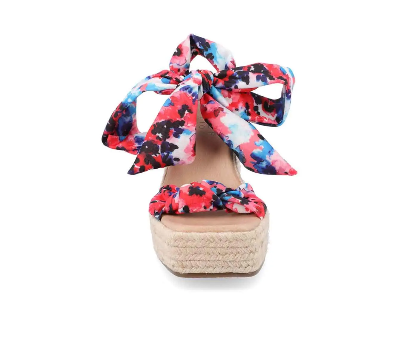 Women's Journee Collection Surria Espadrille Wedge Sandals 7 Women's Journee Collection Surria Espadrille Wedge Sandals - Image 5