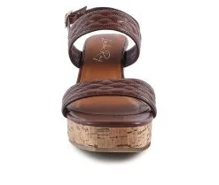 Women's London Rag Mohana Wedge Sandals -Heeled Sandals Shop 4 340