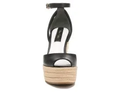 Women's Franco Sarto Paige Espadrille Platform Wedges -Heeled Sandals Shop 4 438