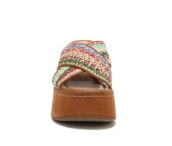 Women's Zodiac Nessa-Raffia Wedge Platform Sandals 12 Women's Zodiac Nessa-Raffia Wedge Platform Sandals -Heeled Sandals Shop 4 439