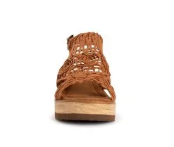 Women's MUK LUKS Fly High Wedge Sandals -Heeled Sandals Shop 4 493