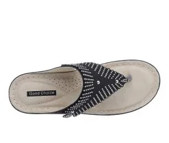 Women's GC Shoes Virginia Wedge Flip Flops -Heeled Sandals Shop 4 499