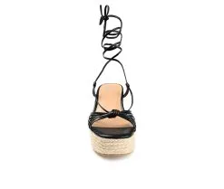Women's Journee Collection Catalinn Espadrille Platform Wedges -Heeled Sandals Shop 4 711