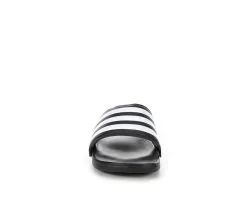 Women's Adidas Adilette Comfort Stripe Sport Slides -Heeled Sandals Shop 4 884