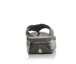 Women's Volatile Mini Croco Wedge Sandals -Heeled Sandals Shop 5 248