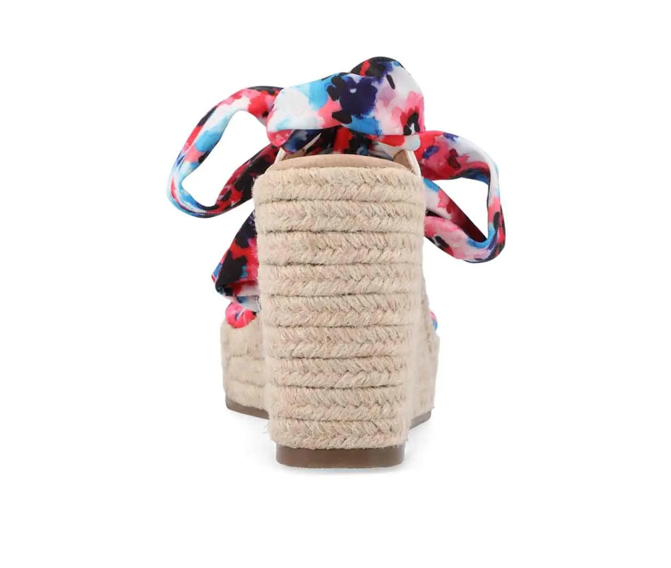 Women's Journee Collection Surria Espadrille Wedge Sandals 8 Women's Journee Collection Surria Espadrille Wedge Sandals - Image 6
