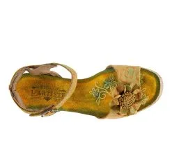 Women's L'Artiste Vienrose-Fleur Wedges -Heeled Sandals Shop 5 290