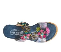 Women's L'Artiste Berti Wedge Footbed Sandals -Heeled Sandals Shop 5 410