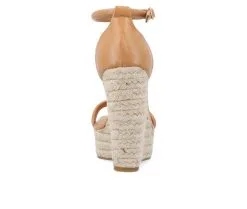 Women's Journee Collection Olesia Espadrille Wedge Sandals -Heeled Sandals Shop 5 419
