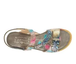 Women's L'Artiste Anittas Wedge Sandals -Heeled Sandals Shop 5 422