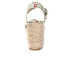 Women's Journee Collection Pearrl Espadrille Wedge Sandals -Heeled Sandals Shop 5 427