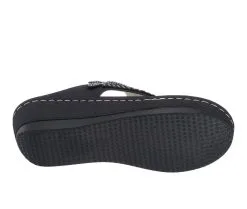 Women's GC Shoes Virginia Wedge Flip Flops -Heeled Sandals Shop 5 438