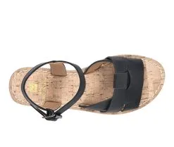 Women's White Mountain Simple Wedge Sandals -Heeled Sandals Shop 5 464