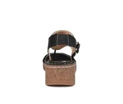Women's Journee Collection McKell Wedge Sandals -Heeled Sandals Shop 5 468